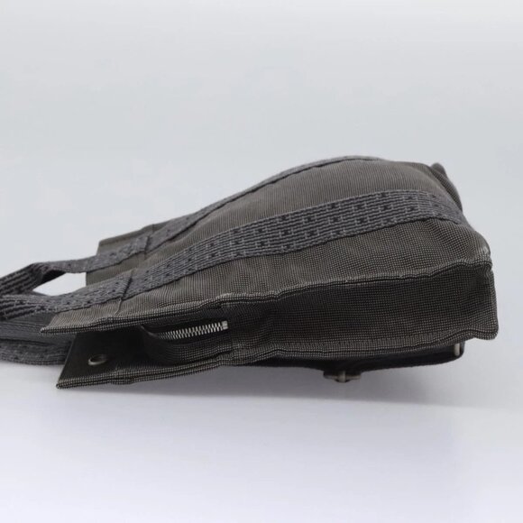 HERMES Herbag A Dos PM Backpack Canvas Gray Auth BD163 - Picture 4 of 15